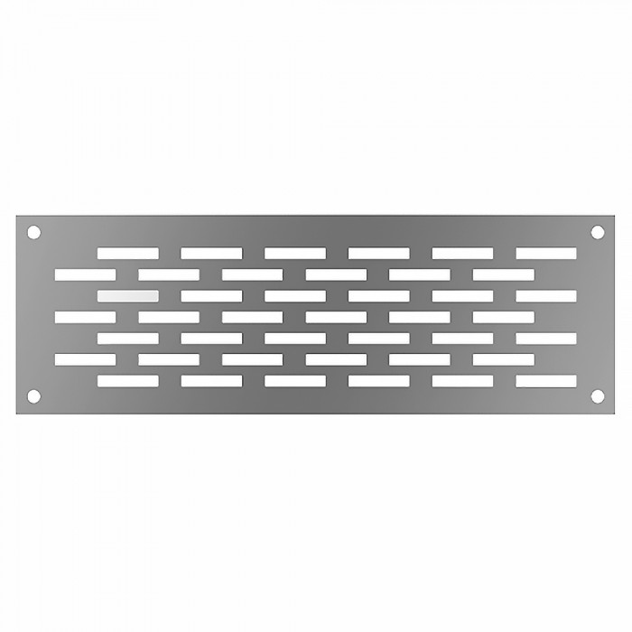 Κάλυμμα Σχάρας Αερισμού 5x15cm Αλουμίνιο Ματ