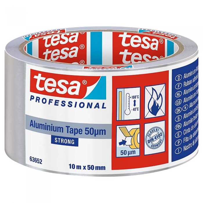 Αυτοκόλλητη εύκαμπτη ταινία αλουμινίου 50mm x 10m tesa ® Strong 63652