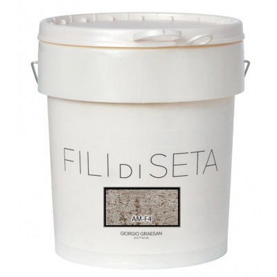 Διακοσμητικό Χρώμα Νερού Τεχνοτροπίας Κωδ. AM-F4 με Βάση Ακρυλικές Ρητίνες και Φυσική Άμμο Fili di Seta Giorgio Graesan σε 1Lit 