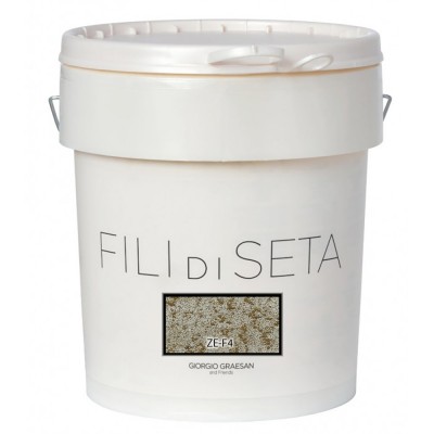 Διακοσμητικό Χρώμα Νερού Τεχνοτροπίας Κωδ. ZE-F4 με Βάση Ακρυλικές Ρητίνες και Φυσική Άμμο Fili di Seta Giorgio Graesan σε 1Lit 