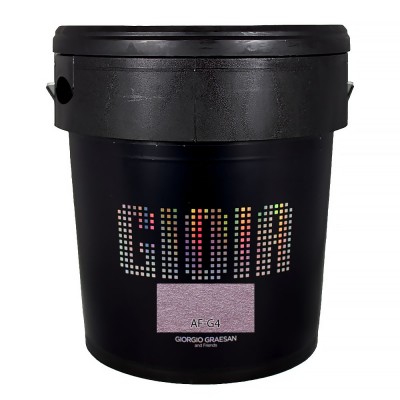 Διακοσμητικό χρώμα Τεχνοτροπίας με βάση, με ιριδίζον-περλέ φινίρισμα  Κωδ. AF-G4 με νιφάδες από ασημί φίλντισι Gioia Giorgio Graesan σε 1Lit 