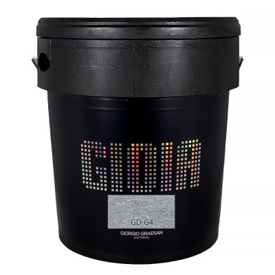 Διακοσμητικό χρώμα Τεχνοτροπίας με βάση, με ιριδίζον-περλέ φινίρισμα  Κωδ. GD-G4 με νιφάδες από ασημί φίλντισι Gioia Giorgio Graesan σε 1Lit 