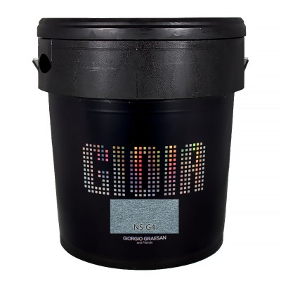 Διακοσμητικό χρώμα Τεχνοτροπίας με βάση, με ιριδίζον-περλέ φινίρισμα  Κωδ. NS-G4 με νιφάδες από ασημί φίλντισι Gioia Giorgio Graesan σε 1Lit 