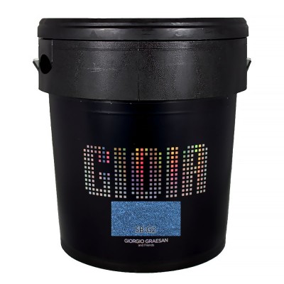 Διακοσμητικό χρώμα Τεχνοτροπίας με βάση, με ιριδίζον-περλέ φινίρισμα  Κωδ. SB-G2 με νιφάδες από ασημί φίλντισι Gioia Giorgio Graesan σε 2.5Lit 