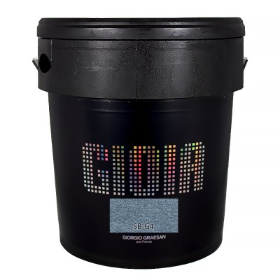 Διακοσμητικό χρώμα Τεχνοτροπίας με βάση, με ιριδίζον-περλέ φινίρισμα  Κωδ. SB-G4 με νιφάδες από ασημί φίλντισι Gioia Giorgio Graesan σε 1Lit 