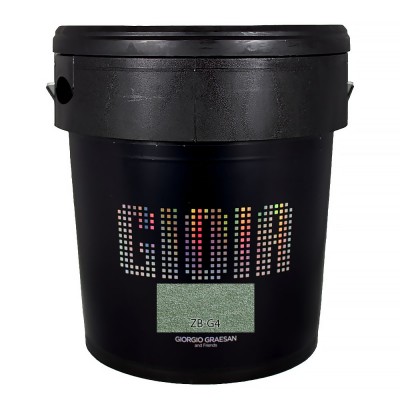 Διακοσμητικό χρώμα Τεχνοτροπίας με βάση, με ιριδίζον-περλέ φινίρισμα  Κωδ. ZB-G4 με νιφάδες από ασημί φίλντισι Gioia Giorgio Graesan σε 1Lit 