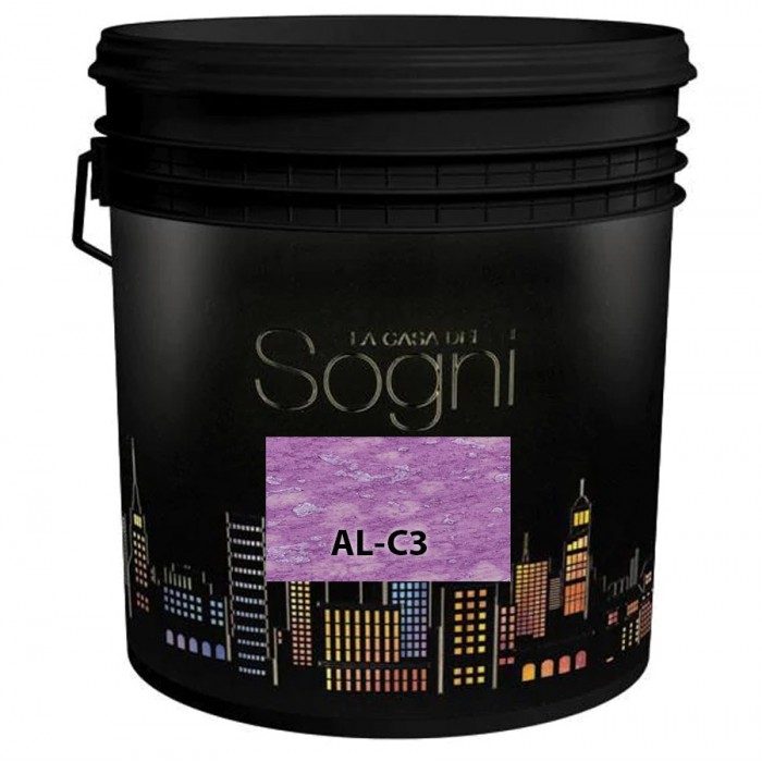 Διακοσμητικό Χρώμα Νερού Τεχνοτροπίας Κωδ. AL-C3 που Eπιτρέπει να αναπαραχθεί το αποτέλεσμα ενός παλαιού τοίχου La Casa dei Sogni Giorgio Graesan σε 1Lit