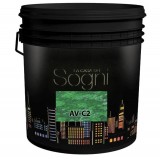 Διακοσμητικό Χρώμα Νερού Τεχνοτροπίας Κωδ. AV-C2 που Eπιτρέπει να αναπαραχθεί το αποτέλεσμα ενός παλαιού τοίχου La Casa dei Sogni Giorgio Graesan σε 1Lit