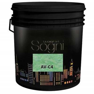 Διακοσμητικό Χρώμα Νερού Τεχνοτροπίας Κωδ. AV-C4 που Eπιτρέπει να αναπαραχθεί το αποτέλεσμα ενός παλαιού τοίχου La Casa dei Sogni Giorgio Graesan σε 1Lit 