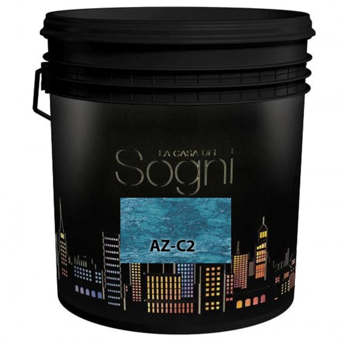 Διακοσμητικό Χρώμα Νερού Τεχνοτροπίας Κωδ. AZ-C2 που Eπιτρέπει να αναπαραχθεί το αποτέλεσμα ενός παλαιού τοίχου La Casa dei Sogni Giorgio Graesan σε 1Lit