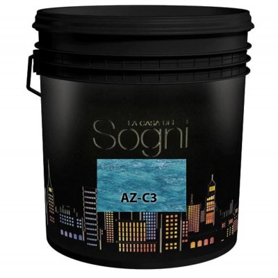 Διακοσμητικό Χρώμα Νερού Τεχνοτροπίας Κωδ. AZ-C3 που Eπιτρέπει να αναπαραχθεί το αποτέλεσμα ενός παλαιού τοίχου La Casa dei Sogni Giorgio Graesan σε 1Lit 