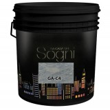 Διακοσμητικό Χρώμα Νερού Τεχνοτροπίας Κωδ. GA-C4 που Eπιτρέπει να αναπαραχθεί το αποτέλεσμα ενός παλαιού τοίχου La Casa dei Sogni Giorgio Graesan σε 1Lit