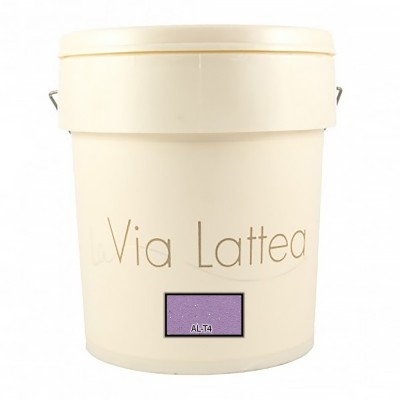 Διακοσμητική Ακρυλική Βαφή Νερού Τεχνοτροπίας Κωδ. AL-T4 με Λευκά Πρόσθετα Μικροσφαιρίδια και Ασημί Στοιχεία Μετάλλου La Via Lattea Giorgio Graesan σε 1Lit 