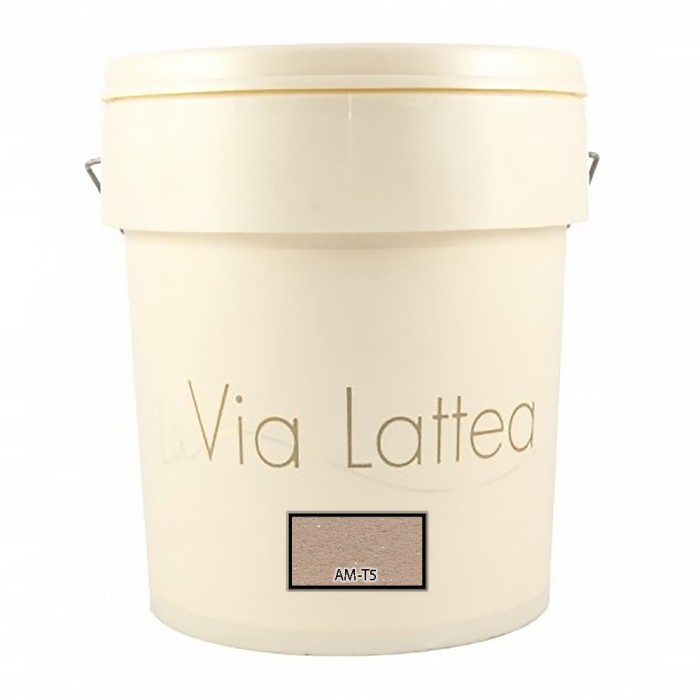 Διακοσμητική Ακρυλική Βαφή Νερού Τεχνοτροπίας Κωδ. AM-T5 με Λευκά Πρόσθετα Μικροσφαιρίδια και Ασημί Στοιχεία Μετάλλου La Via Lattea Giorgio Graesan σε 1Lit