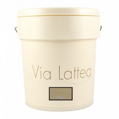 Διακοσμητική Ακρυλική Βαφή Νερού Τεχνοτροπίας Κωδ. GG-T3 με Λευκά Πρόσθετα Μικροσφαιρίδια και Ασημί Στοιχεία Μετάλλου La Via Lattea Giorgio Graesan σε 1Lit 