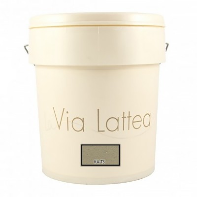 Διακοσμητική Ακρυλική Βαφή Νερού Τεχνοτροπίας Κωδ. ΚΑ-T5 με Λευκά Πρόσθετα Μικροσφαιρίδια και Ασημί Στοιχεία Μετάλλου La Via Lattea Giorgio Graesan σε 1Lit 