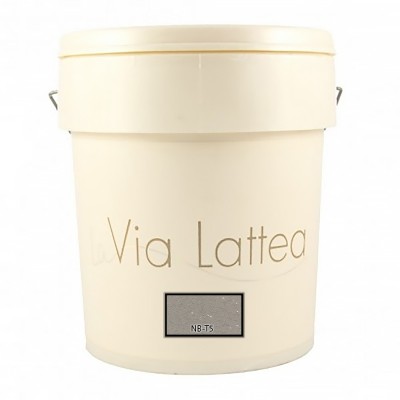 Διακοσμητική Ακρυλική Βαφή Νερού Τεχνοτροπίας Κωδ. NB-T5 με Λευκά Πρόσθετα Μικροσφαιρίδια και Ασημί Στοιχεία Μετάλλου La Via Lattea Giorgio Graesan σε 1Lit 