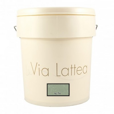 Διακοσμητική Ακρυλική Βαφή Νερού Τεχνοτροπίας Κωδ. NL-T4 με Λευκά Πρόσθετα Μικροσφαιρίδια και Ασημί Στοιχεία Μετάλλου La Via Lattea Giorgio Graesan σε 1Lit 