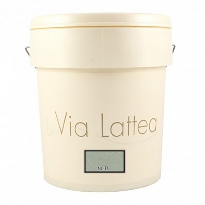 Διακοσμητική Ακρυλική Βαφή Νερού Τεχνοτροπίας Κωδ. NL-T5 με Λευκά Πρόσθετα Μικροσφαιρίδια και Ασημί Στοιχεία Μετάλλου La Via Lattea Giorgio Graesan σε 1Lit 