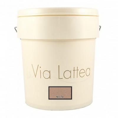 Διακοσμητική Ακρυλική Βαφή Νερού Τεχνοτροπίας Κωδ. NO-T4 με Λευκά Πρόσθετα Μικροσφαιρίδια και Ασημί Στοιχεία Μετάλλου La Via Lattea Giorgio Graesan σε 1Lit 