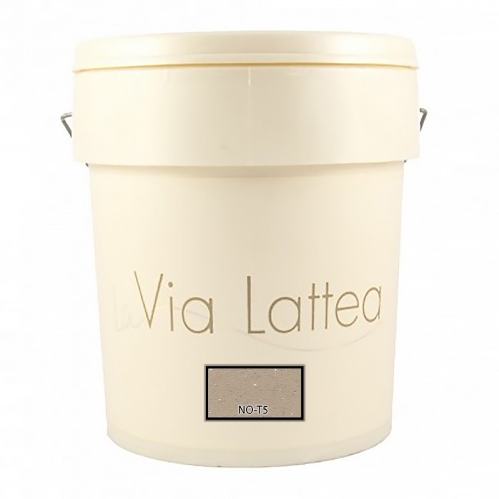 Διακοσμητική Ακρυλική Βαφή Νερού Τεχνοτροπίας Κωδ. NO-T5 με Λευκά Πρόσθετα Μικροσφαιρίδια και Ασημί Στοιχεία Μετάλλου La Via Lattea Giorgio Graesan σε 1Lit