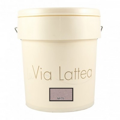 Διακοσμητική Ακρυλική Βαφή Νερού Τεχνοτροπίας Κωδ. NR-T5 με Λευκά Πρόσθετα Μικροσφαιρίδια και Ασημί Στοιχεία Μετάλλου La Via Lattea Giorgio Graesan σε 1Lit 