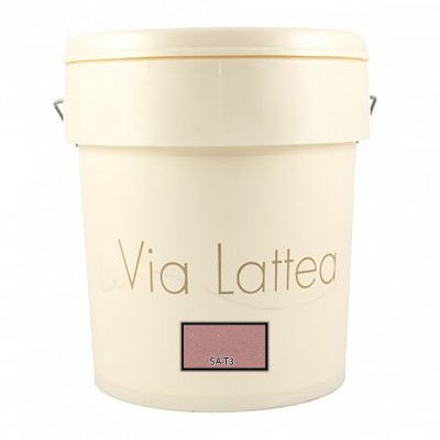 Διακοσμητική Ακρυλική Βαφή Νερού Τεχνοτροπίας Κωδ. SA-T3 με Λευκά Πρόσθετα Μικροσφαιρίδια και Ασημί Στοιχεία Μετάλλου La Via Lattea Giorgio Graesan σε 1Lit 