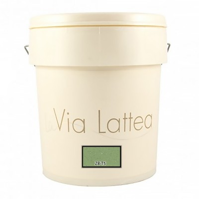 Διακοσμητική Ακρυλική Βαφή Νερού Τεχνοτροπίας Κωδ. ZB-T5 με Λευκά Πρόσθετα Μικροσφαιρίδια και Ασημί Στοιχεία Μετάλλου La Via Lattea Giorgio Graesan σε 1Lit 