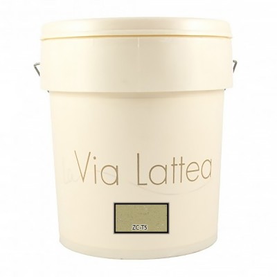 Διακοσμητική Ακρυλική Βαφή Νερού Τεχνοτροπίας Κωδ. ZC-T5 με Λευκά Πρόσθετα Μικροσφαιρίδια και Ασημί Στοιχεία Μετάλλου La Via Lattea Giorgio Graesan σε 1Lit 