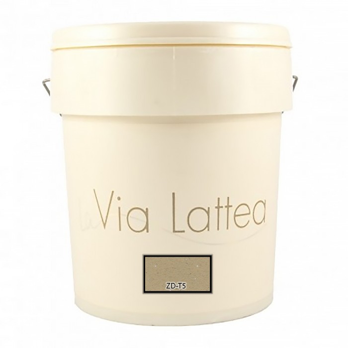 Διακοσμητική Ακρυλική Βαφή Νερού Τεχνοτροπίας Κωδ. ZD-T5 με Λευκά Πρόσθετα Μικροσφαιρίδια και Ασημί Στοιχεία Μετάλλου La Via Lattea Giorgio Graesan σε 1Lit