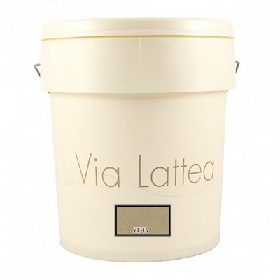 Διακοσμητική Ακρυλική Βαφή Νερού Τεχνοτροπίας Κωδ. ZE-T5 με Λευκά Πρόσθετα Μικροσφαιρίδια και Ασημί Στοιχεία Μετάλλου La Via Lattea Giorgio Graesan σε 1Lit 