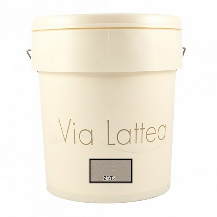 Διακοσμητική Ακρυλική Βαφή Νερού Τεχνοτροπίας Κωδ. ZF-T5 με Λευκά Πρόσθετα Μικροσφαιρίδια και Ασημί Στοιχεία Μετάλλου La Via Lattea Giorgio Graesan σε 1Lit