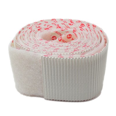 Αυτοκόλλητη Ταινία (χριτς-χρατς) Στερέωσης 1mx50mm Λευκή Velcro