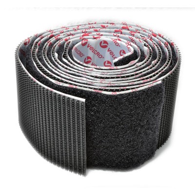 Αυτοκόλλητη Ταινία (χριτς-χρατς) Στερέωσης 1mx50mm Μαύρη Velcro