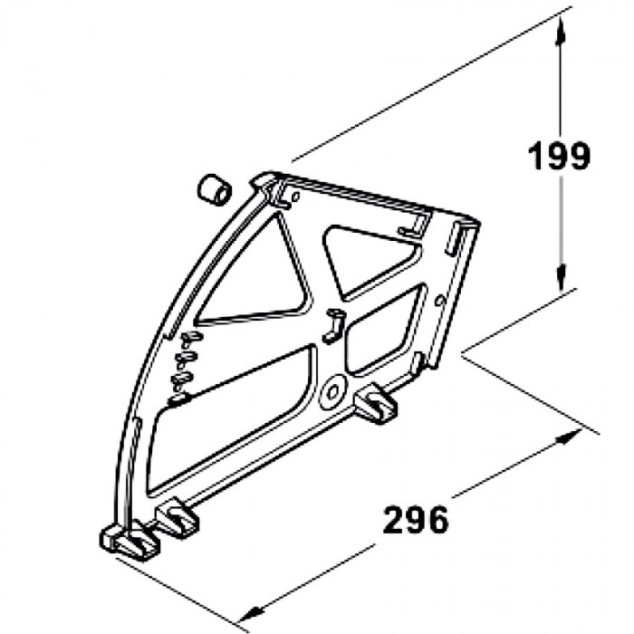 Μηχανισμός Παπουτσοθήκης 3 θέσεων Σετ Πλαστικός σε Χρώμα Μαύρο