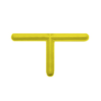 Ταφ πλακιδίων Raimondi Art. 132Τ  2mm Πλάτος και 2,8mm Βάθος 200 τεμάχια Κίτρινα