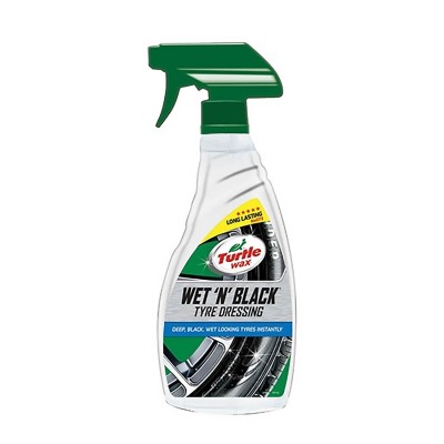 Καθαριστικό και Γυαλιστικό Ελαστικών Αυτοκινήτου σε Σπρέι της TURTLE WAX 500ml Wet ‘n’ Black Trigger 052877117
