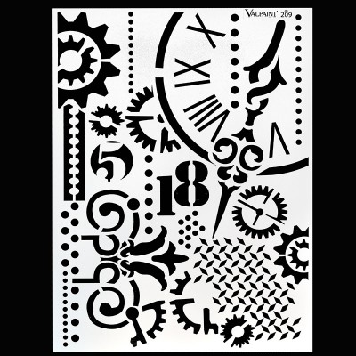 Stencil για Διακόσμηση Τοίχου VALPAINT SpA 47 x 66 cm ART209