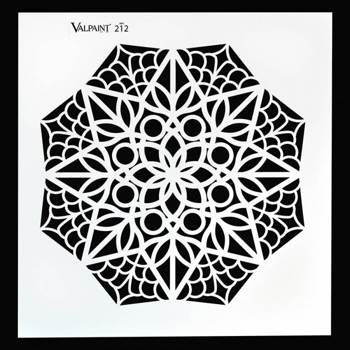 Stencil για Διακόσμηση Τοίχου VALPAINT SpA 40 x 40 cm ART212