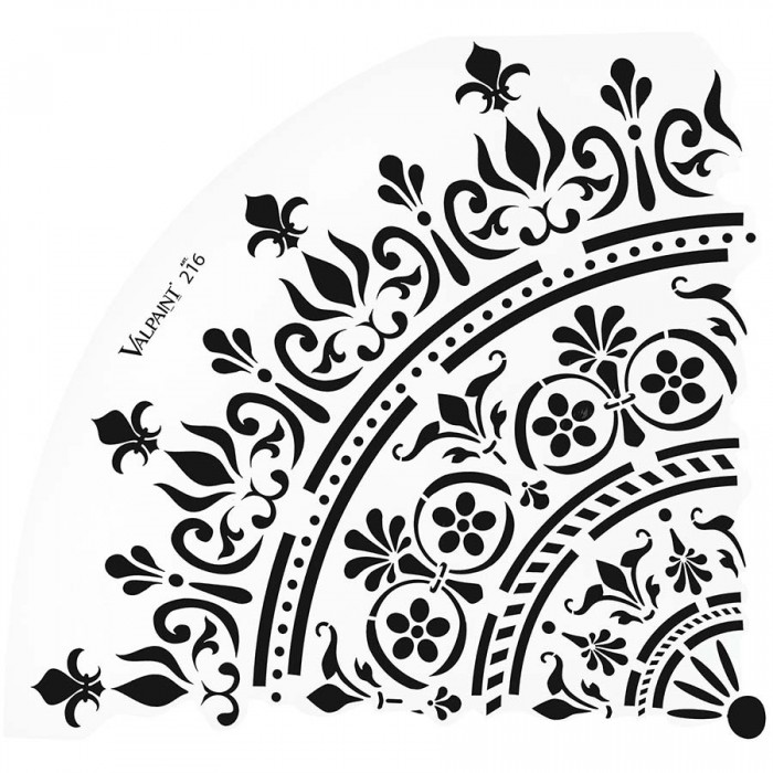 Stencil για Διακόσμηση Τοίχου VALPAINT SpA 50 x 47cm  ART216