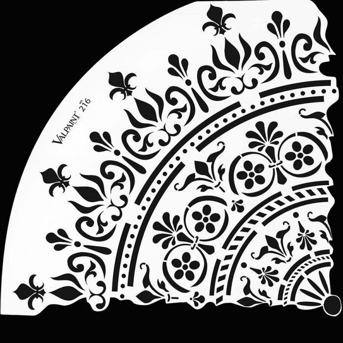 Stencil για Διακόσμηση Τοίχου VALPAINT SpA 50 x 47cm  ART216