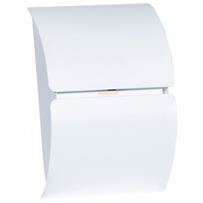 Γραμματοκιβώτια Viometal σειρά Toledo 0100 σε Άσπρο (21.5x32x10cm)