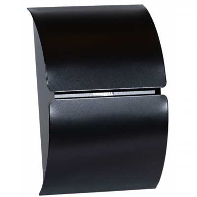 Γραμματοκιβώτια Viometal σειρά Toledo 0100 σε Μαύρο (21.5x32x10cm)