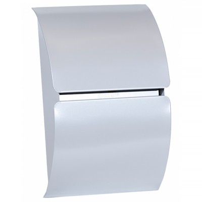 Γραμματοκιβώτια Viometal σειρά Toledo 0100 σε Ασημί (21.5x32x10cm)