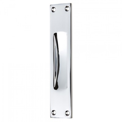 Χούφτα συρόμενης πόρτας σειρά 230 Χρώμιο (χωρίς τρύπα)