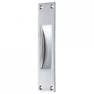 Χούφτα συρόμενης πόρτας σειρά 230 Χρώμιο ματ (χωρίς τρύπα)