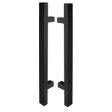 Λαβές εξώπορτας (2 Τεμάχια) Convex σειρά 1031 σε Ματ Μαύρο