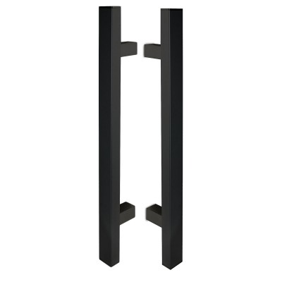 Λαβές εξώπορτας (2 Τεμάχια) Convex σειρά 1031 σε Ματ Μαύρο