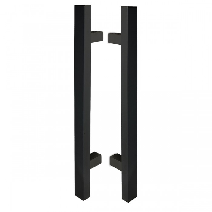 Λαβές εξώπορτας (2 Τεμάχια) Convex σειρά 1031 σε Ματ Μαύρο