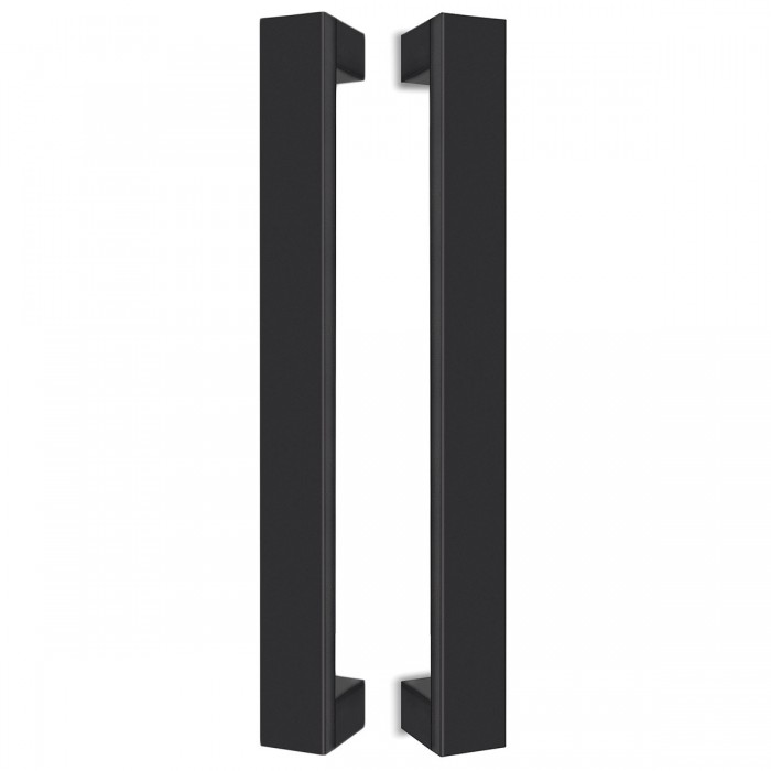 Λαβές εξώπορτας (2 Τεμάχια) Convex σειρά 1137 σε Ματ Μαύρο